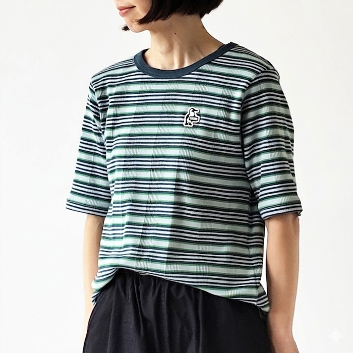 < CHUMS > リブカットソー