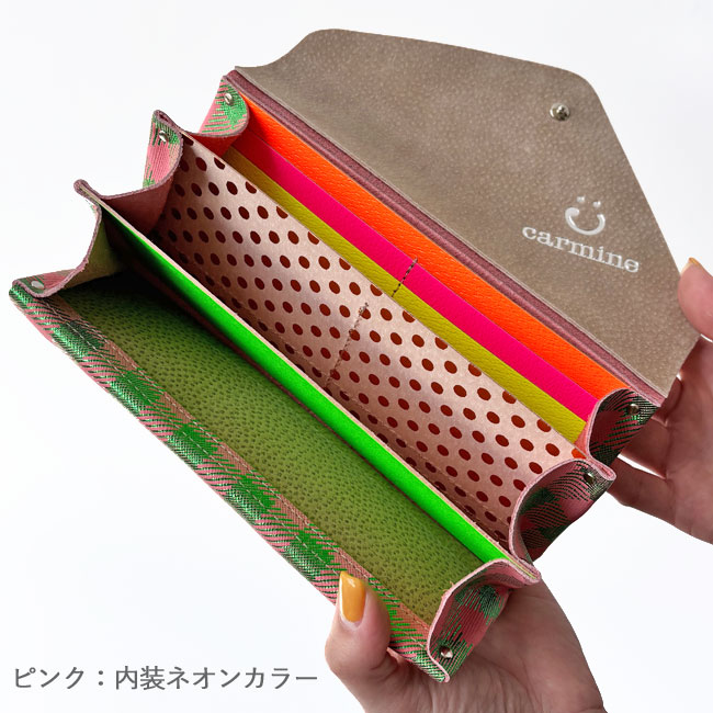 チェック柄 長財布 カラフル チェック柄 長財布 カラフルの通販はau PAY マーケット - 輸入雑貨の