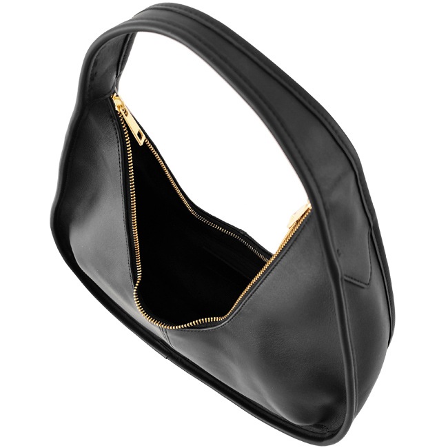 < LA SCAIA > ハーフムーン ショルダーバッグ