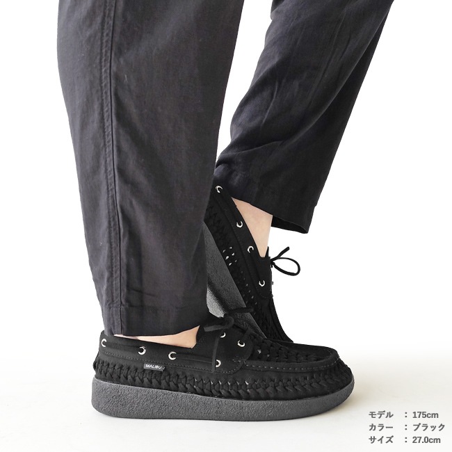 < MALIBU SANDALS > スキッパー ボートシューズ