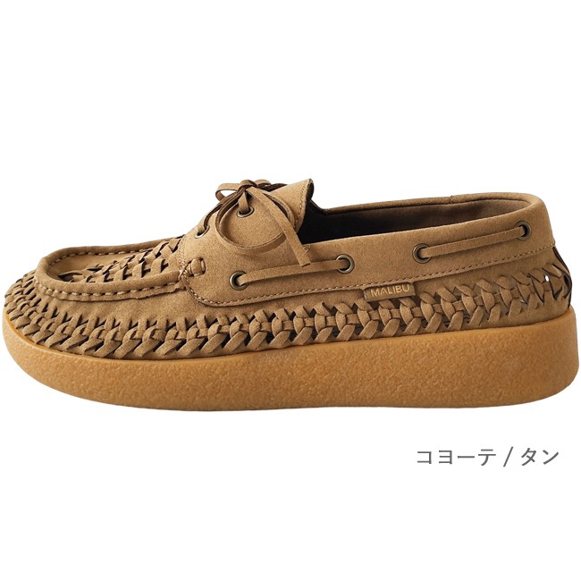 < MALIBU SANDALS > スキッパー ボートシューズ