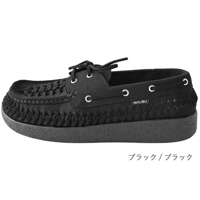 < MALIBU SANDALS > スキッパー ボートシューズ