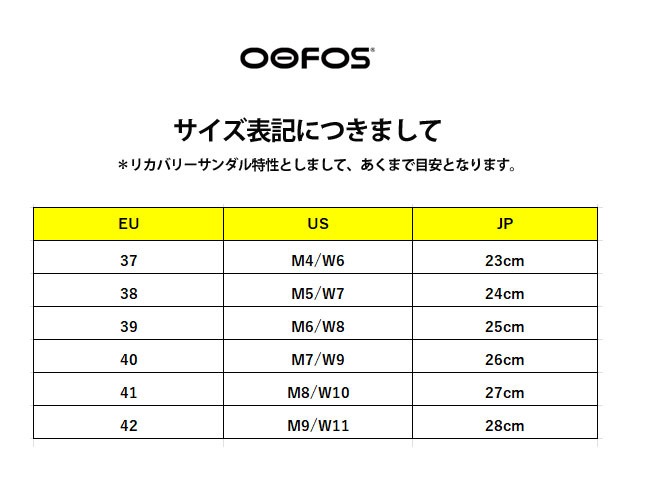 < OOFOS >トングサンダル