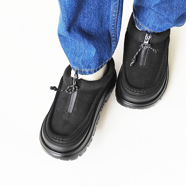 < SHAKA > ZIP MOCCASIN MULE EX / ジップモカシンミュール