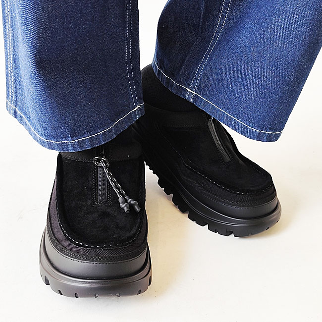 < SHAKA > ZIP MOCCASIN MULE EX / ジップモカシンサボ