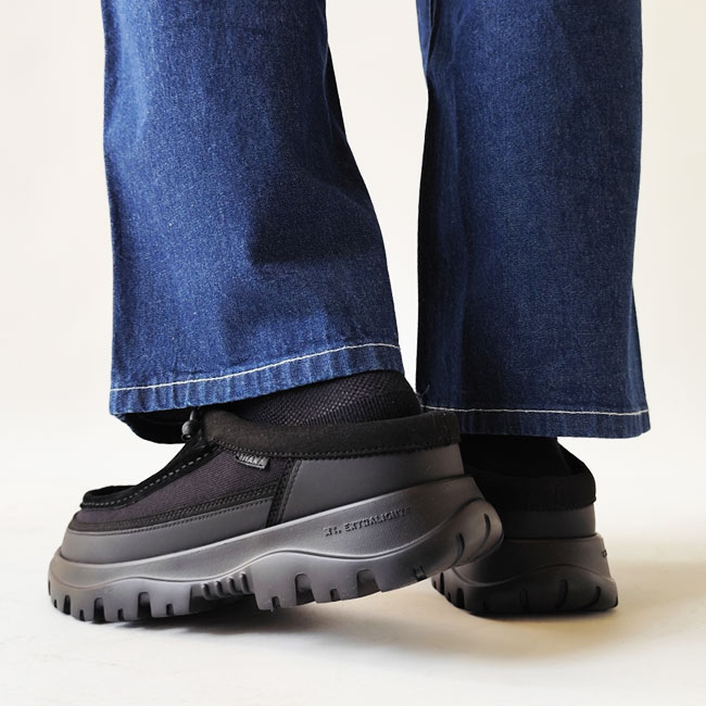 < SHAKA > ZIP MOCCASIN MULE EX / ジップモカシンサボ