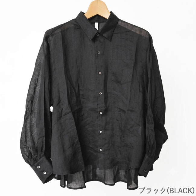 < Kelen >リネン Aラインシャツ
