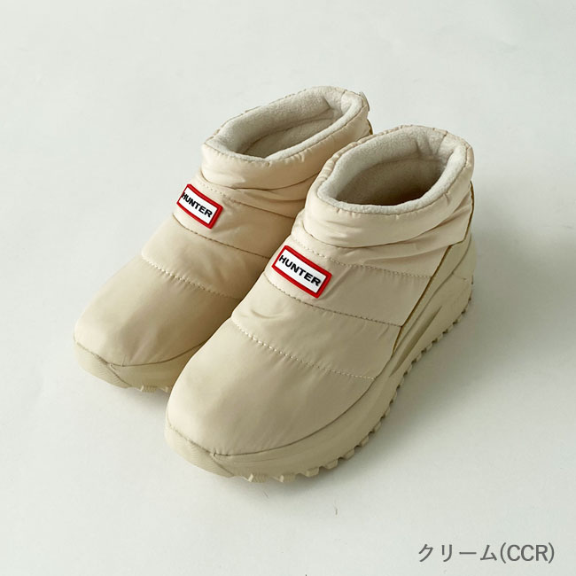 < HUNTER > PUFFED TRAVEL FLOW TRAINER / ショートブーツ