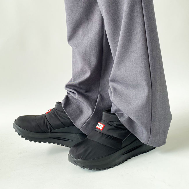 < HUNTER > PUFFED TRAVEL FLOW TRAINER / ショートブーツ