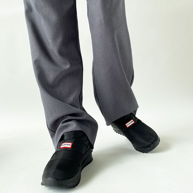 < HUNTER > PUFFED TRAVEL FLOW TRAINER / ショートブーツ