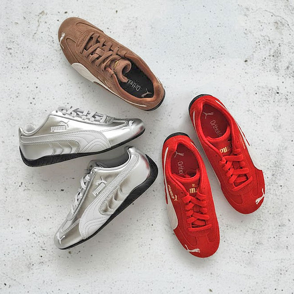< PUMA > スピードキャット　シルバー