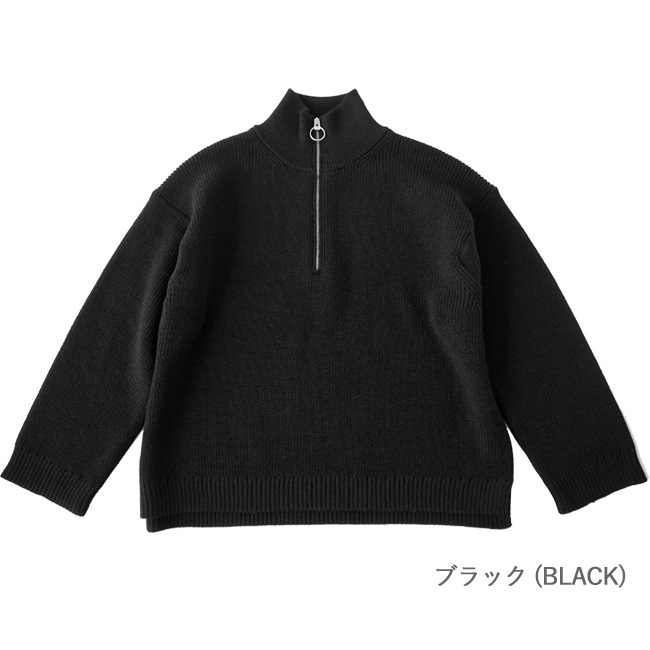 Vincent et Mireille > HALF ZIP KNIT / ハーフジップ ニット | ＆MORE