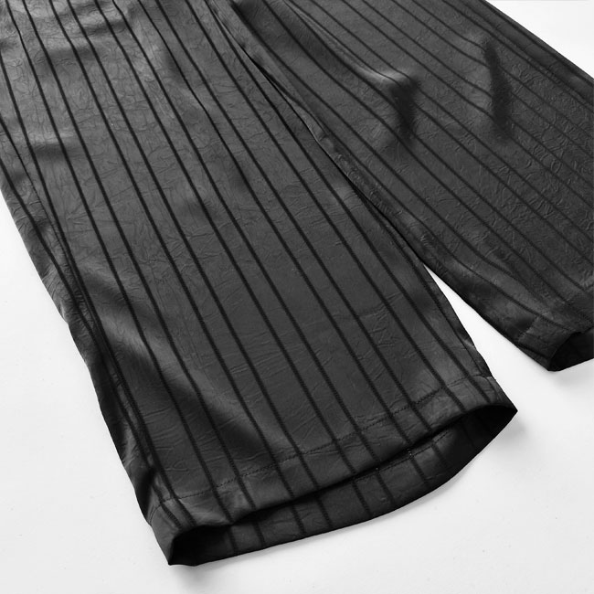 < whyto. >  STAIN TUCK TROUSER / パンツ