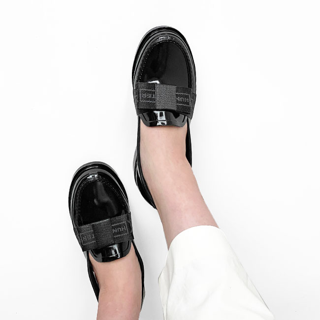 HUNTER > WOMENS REFINED BOW GLOSS PENNY LOAFER / ローファー