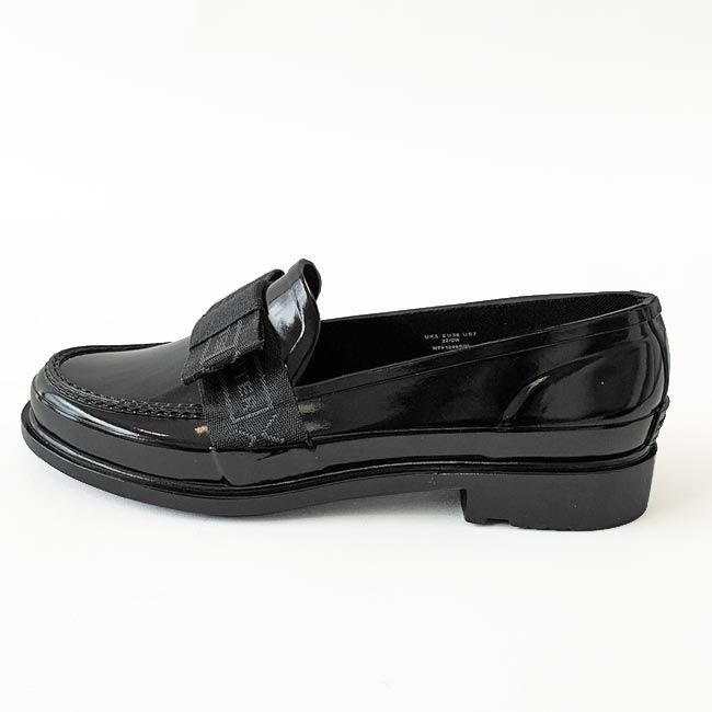 HUNTER > WOMENS REFINED BOW GLOSS PENNY LOAFER / ローファー