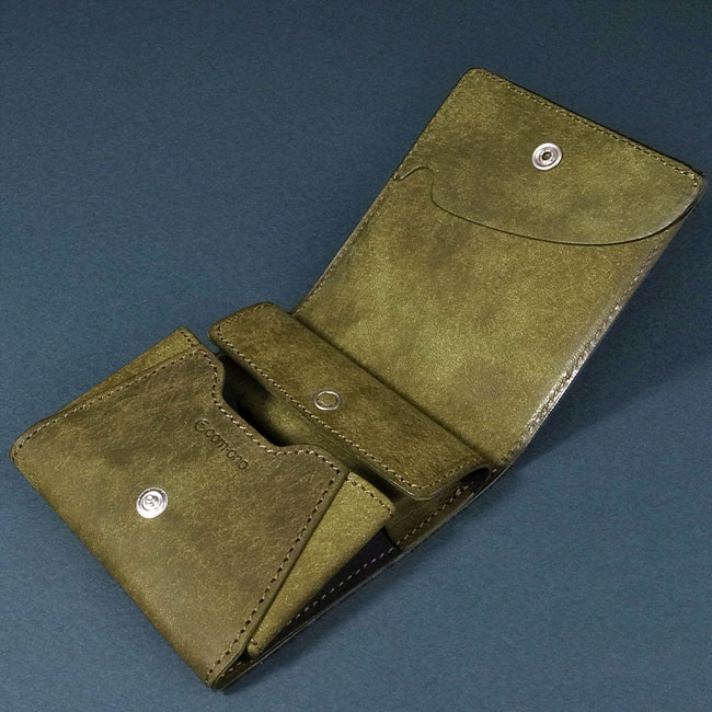 < com-ono > Slim-005PB / 二つ折り財布