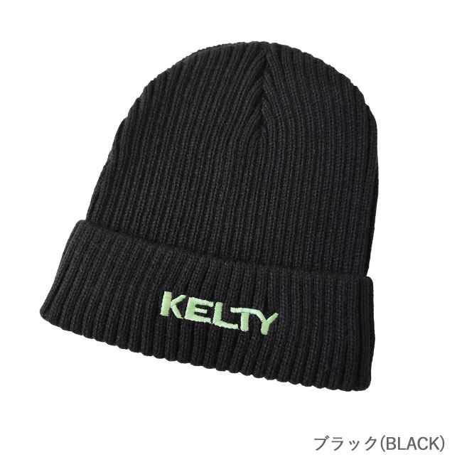 < KELTY > エンブロイダリー ロゴ ニット / ニットキャップ