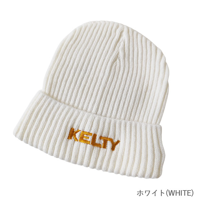 < KELTY > エンブロイダリー ロゴ ニット / ニットキャップ
