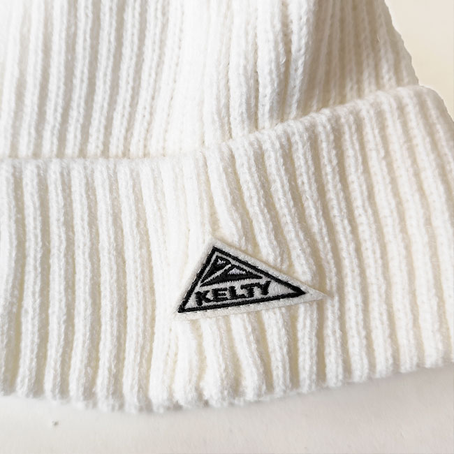 < KELTY > エンブロイダリー ロゴ ニット / ニットキャップ