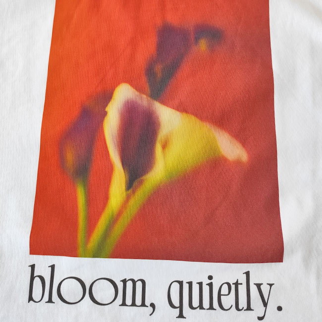 < WHYTO. > 2way フォトプリント Tシャツ