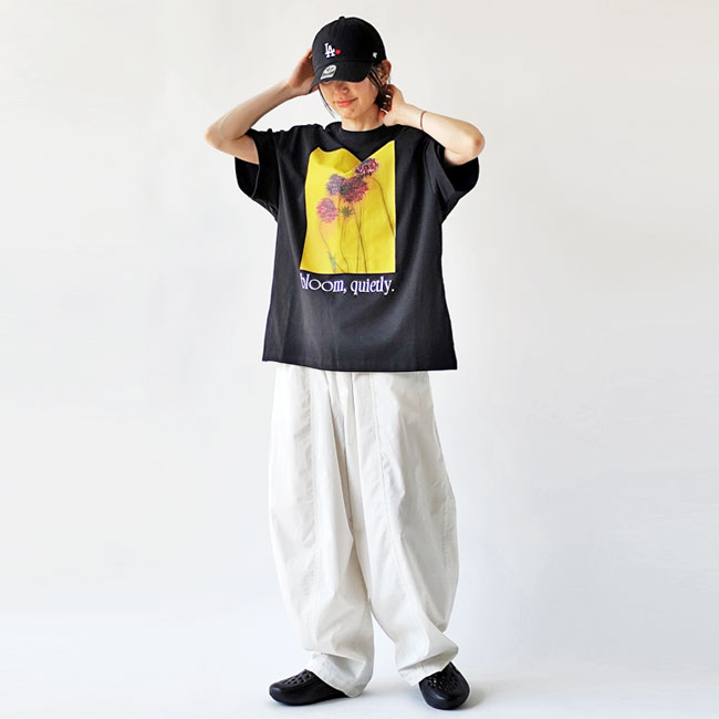 < WHYTO. > 2way フォトプリント Tシャツ