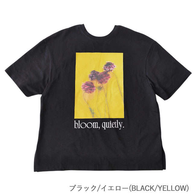 < WHYTO. > 2way フォトプリント Tシャツ