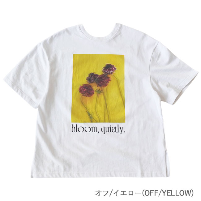 < WHYTO. > 2way フォトプリント Tシャツ
