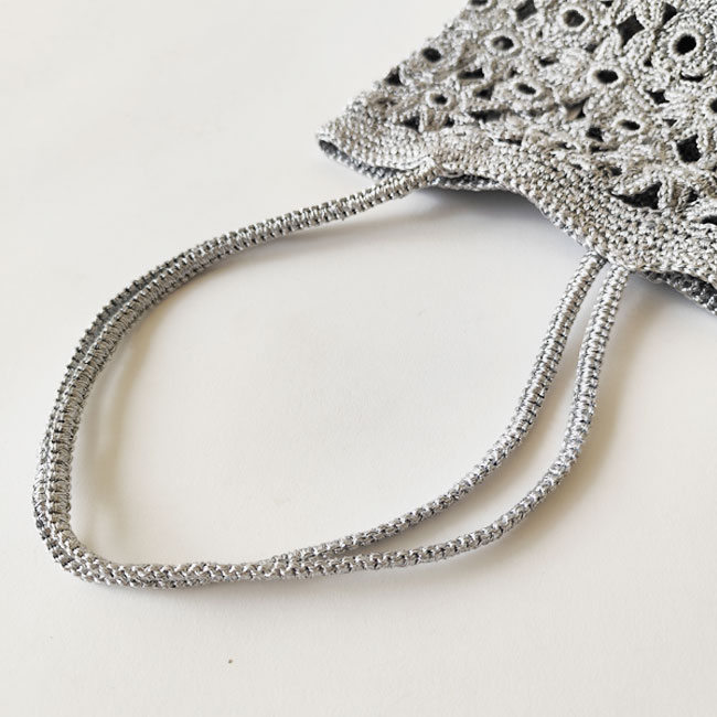 < The Bagmati> メッシュバッグ　Silver