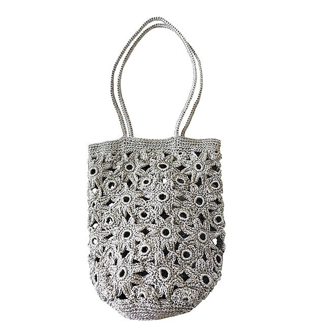 < The Bagmati> メッシュバッグ　Silver
