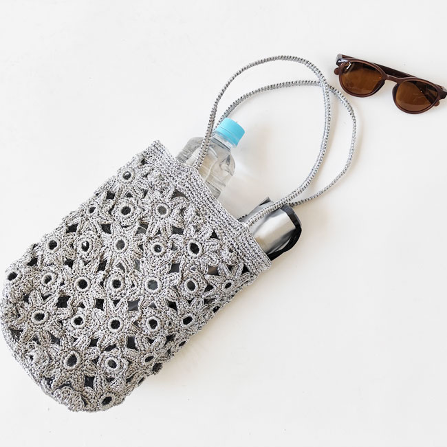 < The Bagmati> メッシュバッグ　Silver
