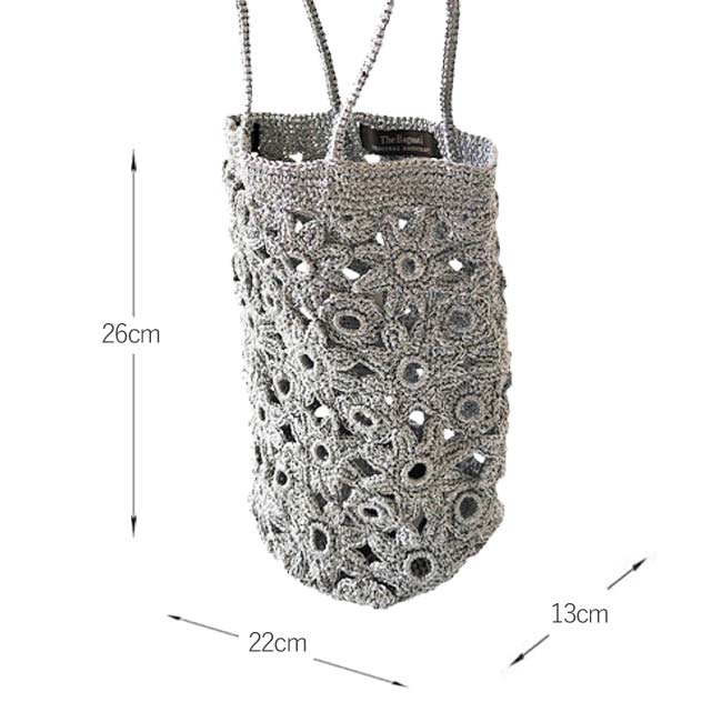 < The Bagmati> メッシュバッグ　Silver