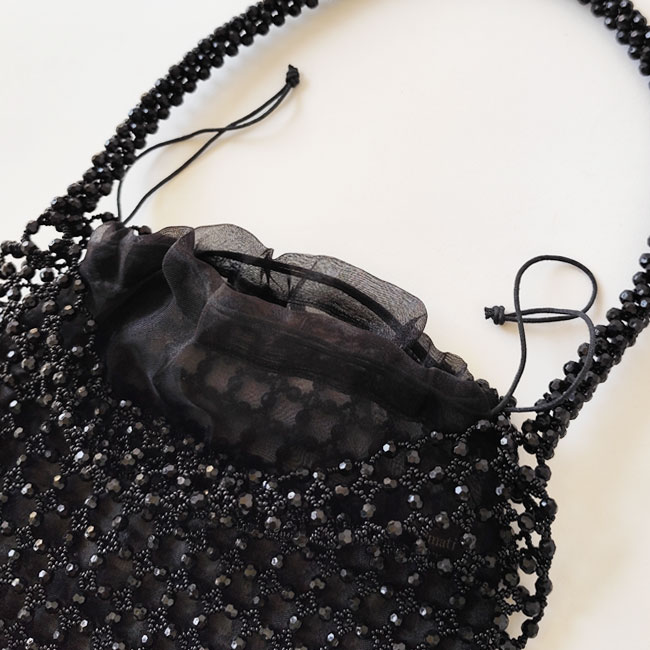 < The Bagmati> ビーズバッグ