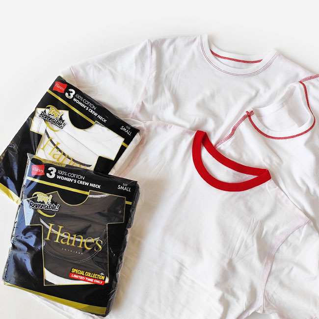 < Hanes > 3Pパック Tシャツ 百々千晴 コラボ