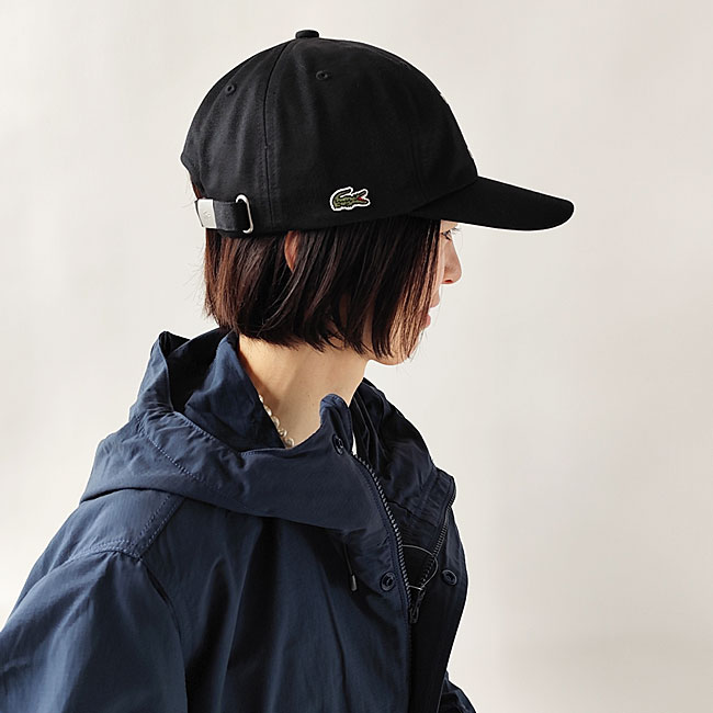 < LACOSTE > Lロゴキャップ