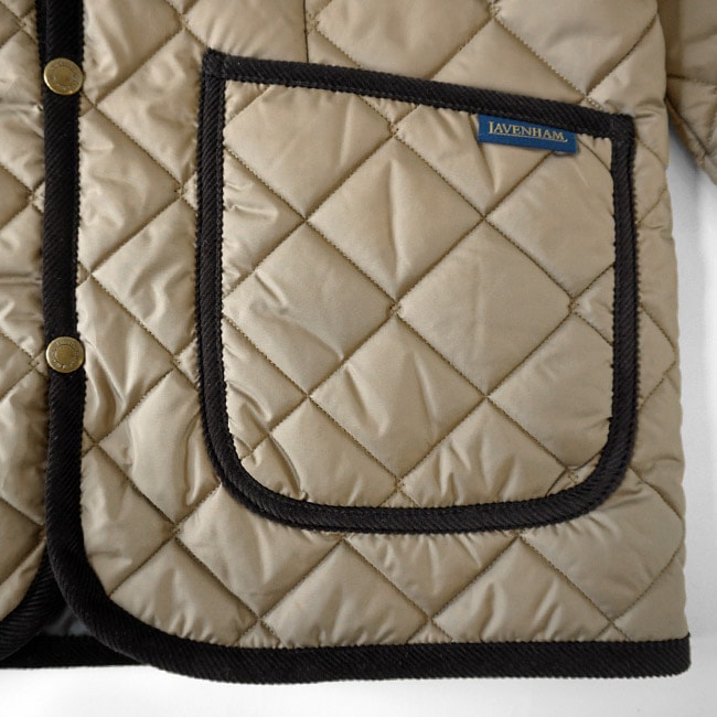 LAVENHAMラベンハム◼︎キルティング　クルーネックジャケット◼︎サイズ10 楽天市場】ラベンハム LAVENHAM キルティング クルーネック ジャケット