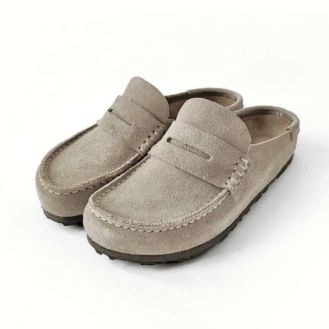 < BIRKENSTOCK > ハーフクロッグ / ナローフィット(幅狭)