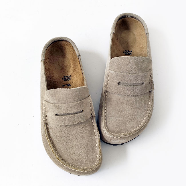 < BIRKENSTOCK > ハーフクロッグ / ナローフィット(幅狭)