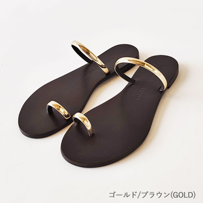 < NICOLAS LAINAS > フラットサンダル