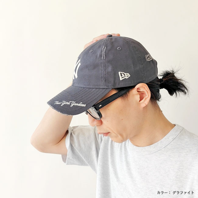 < NEW ERA >  920 ダメージ加工 キャップ