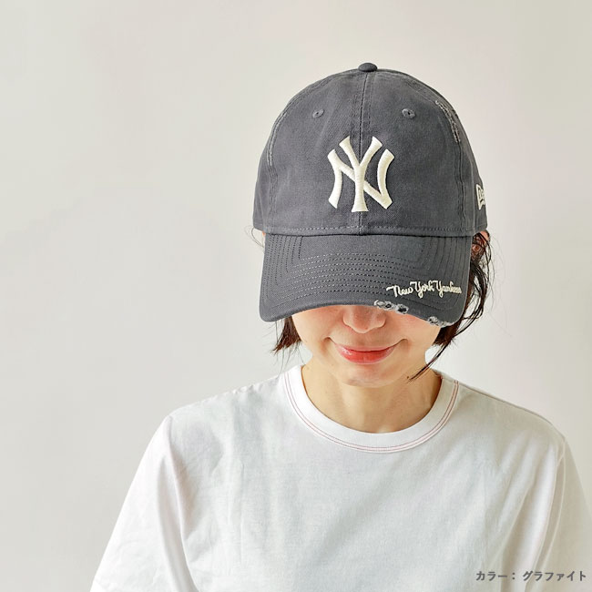 < NEW ERA >  920 ダメージ加工 キャップ
