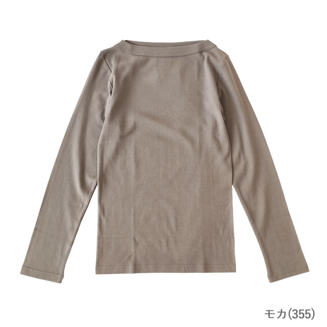 < sirenemermaid >ボートネック 長袖 Tシャツ