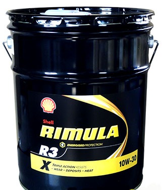 Shell RIMULA R3 10W-30 エンジンオイル シェル リムラ R3 X（10W-30） 20L缶 | ディーゼルエンジンオイル,20L