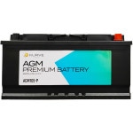 KURVE 륨 AGM Хåƥ꡼ ץߥ LN6 105Ah 1080CCA ƥʥ󥹥ե꡼  Ĺ394mm 175mm ⤵190mm AGM105-P ɥ󥰥ȥå 