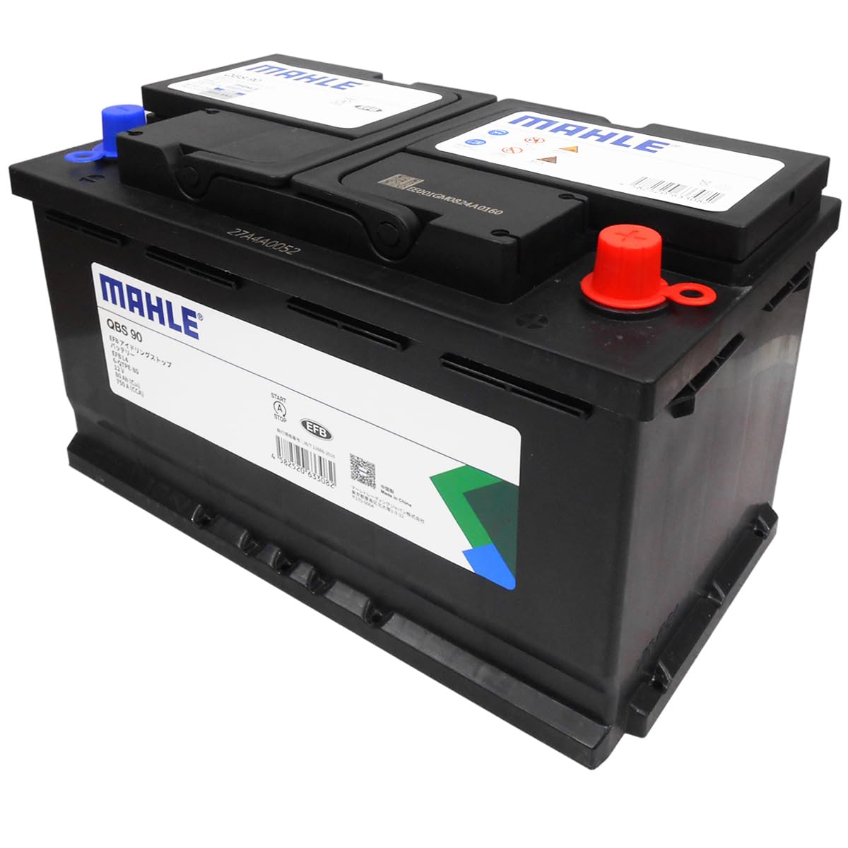 MAHLE �ޡ��� EFB �Хåƥ꡼ L4(LN4) 80Ah 750CCA ���ƥʥ󥹥ե꡼ ������ �񻺼ַ��� Ĺ��315mm ��175mm �⤵190mm QBS90 �����ɥ�󥰥��ȥå��б�