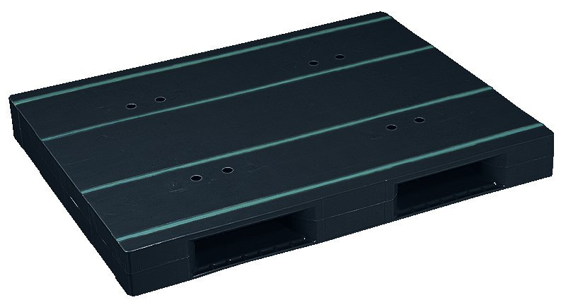 プラスチックパレット ZD-1114E-RR 1400×1100×150Hmm 片面二方差