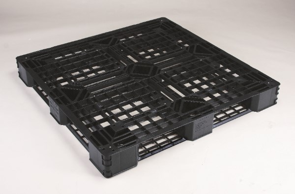 プラスチックパレット JL-D4・1111E⑥ 1100×1100×125Hmm 片面四方差し