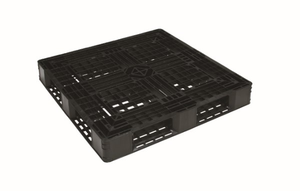 プラスチックパレット JL-D4・1111L② 1100×1100×150Hmm 片面四方差し