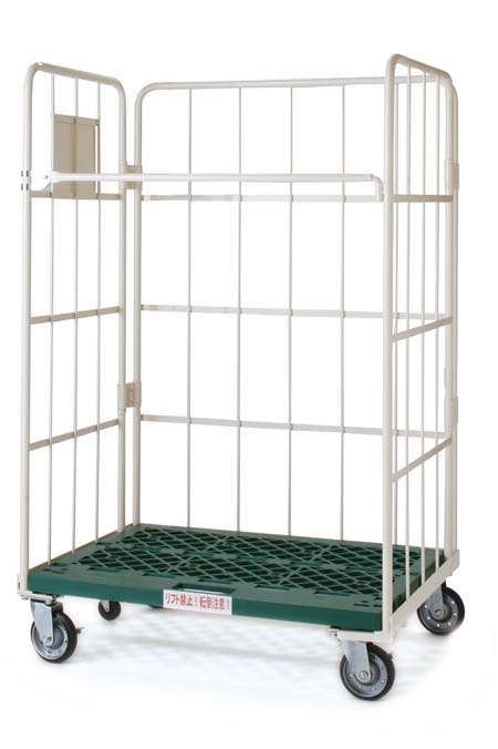 ロールボックス「Iカーゴ」 SIC-P3(床板樹脂) 850x650x1700H(mm) 荷重