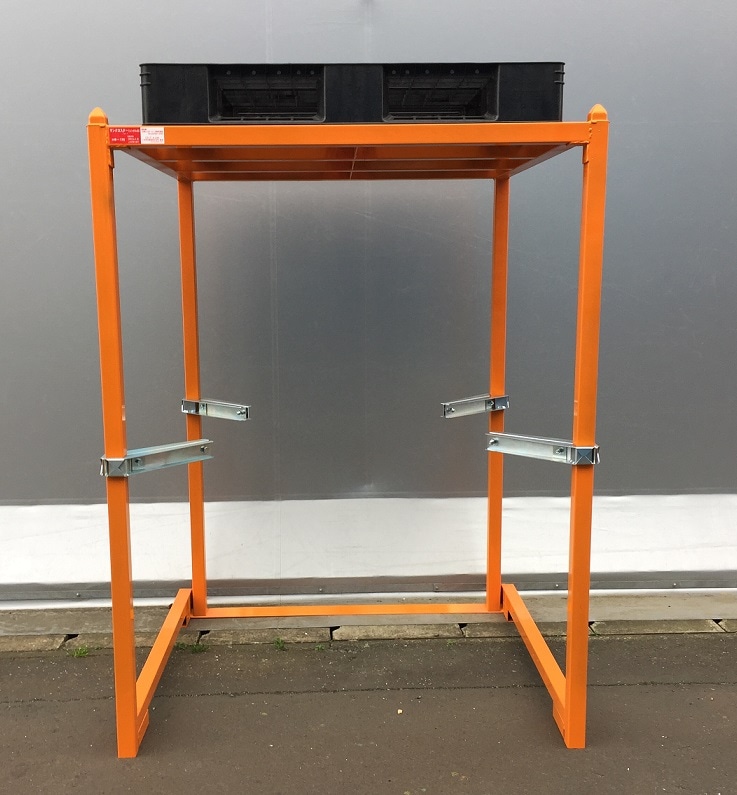 4本1セット】ネスティングラック用中間棚仕切金具 サンロック