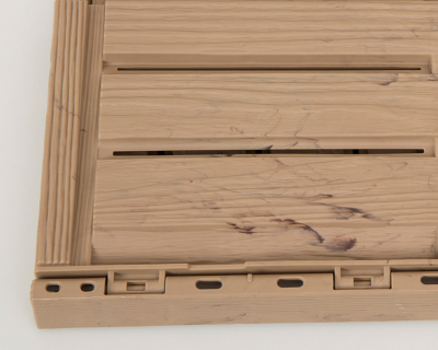 5個セット】木目調折りたたみコンテナ 6419物流機器の厳選プロツール